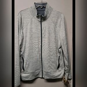 Champion Duo Dry Womens Long Sleeved Zip Activewear Top Size XL